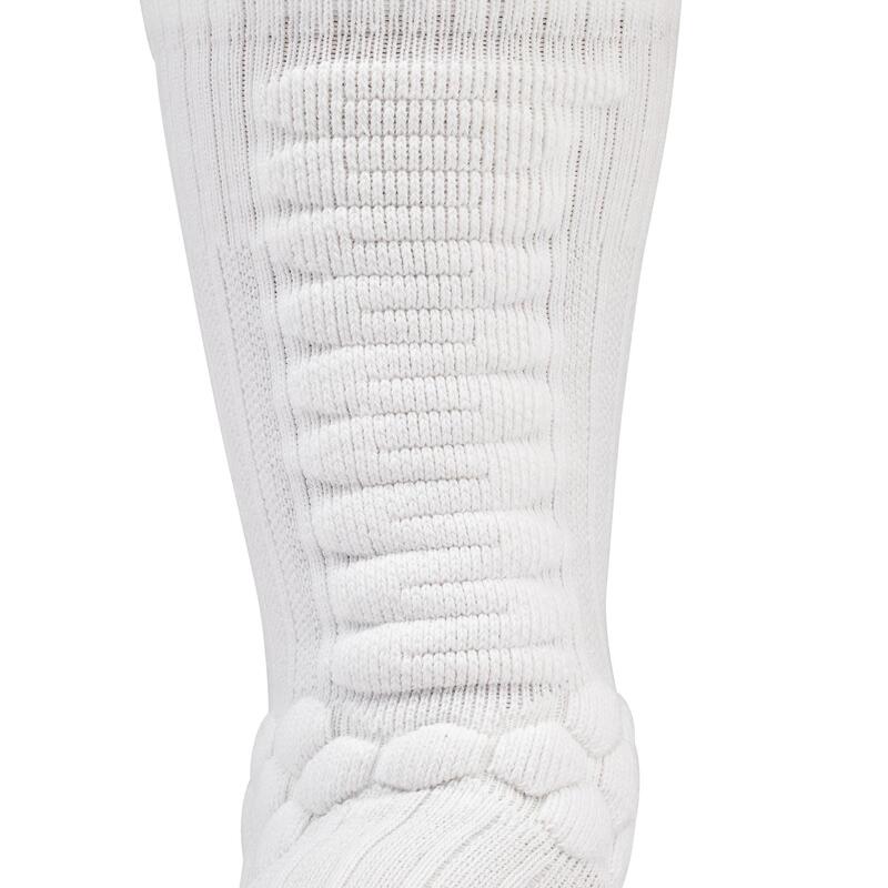 Calze semialte skateboard SOCKS 500 bianche