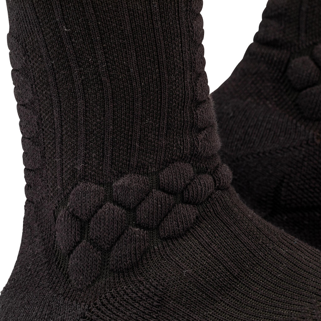 Skatesocken Socks 500 Mid schwarz