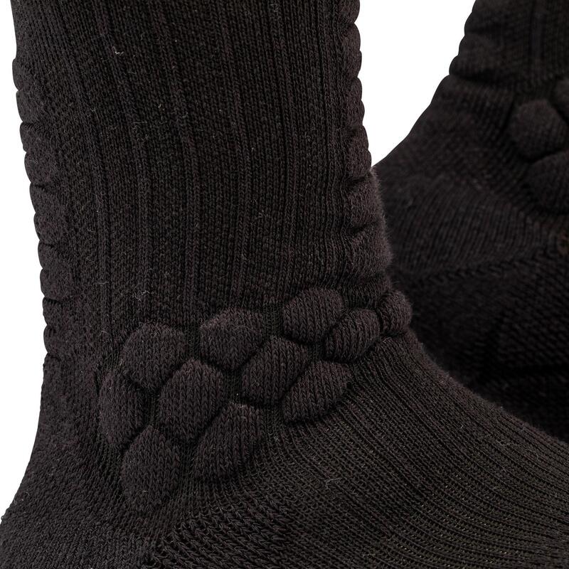 Magasított szárú gördeszkás zokni Socks 500, fekete
