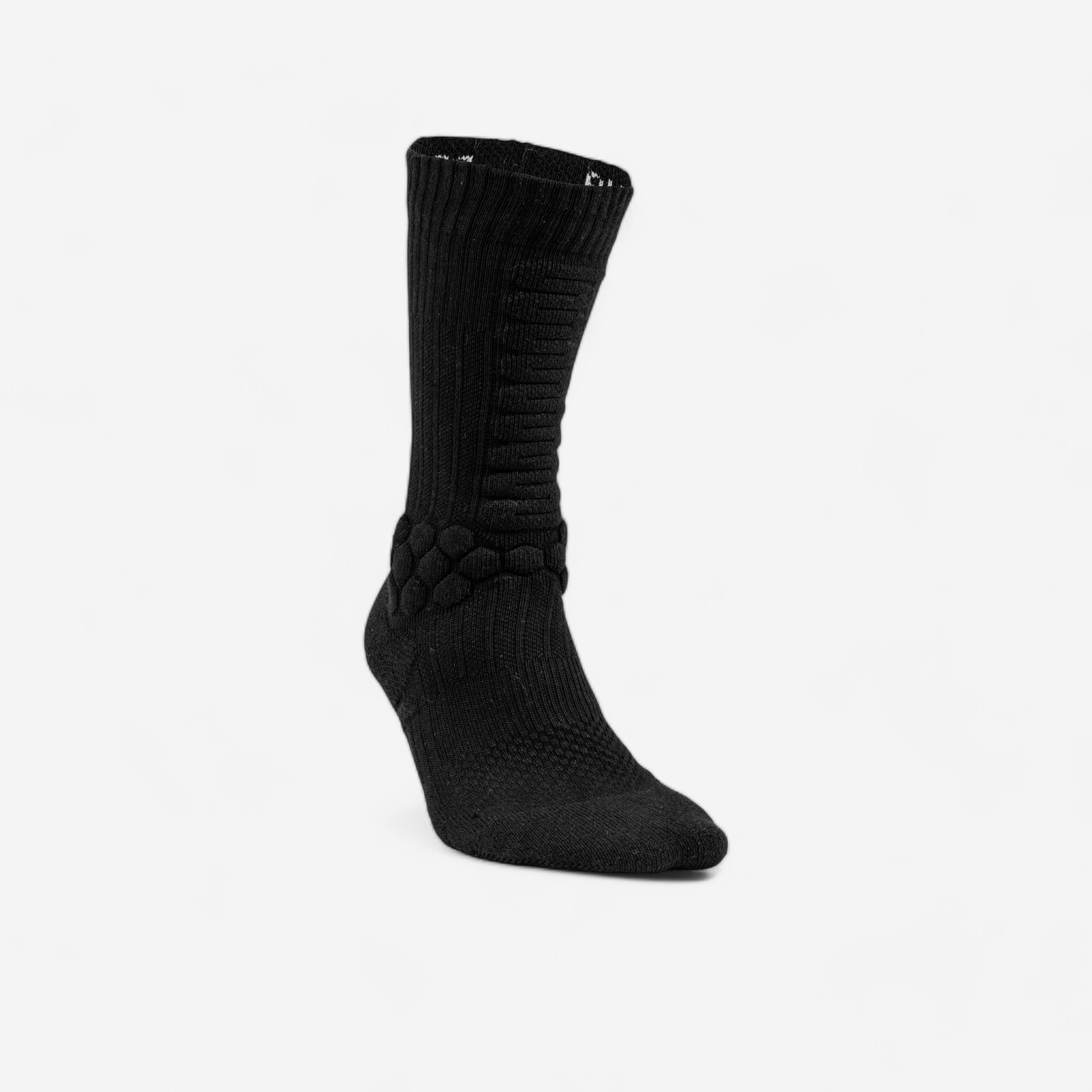 Magasított szárú gördeszkás zokni Socks 500, fekete Decathlon akciós termékkép 1