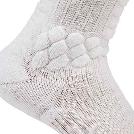 500 Skateboarding Mid-Rise Socks - White