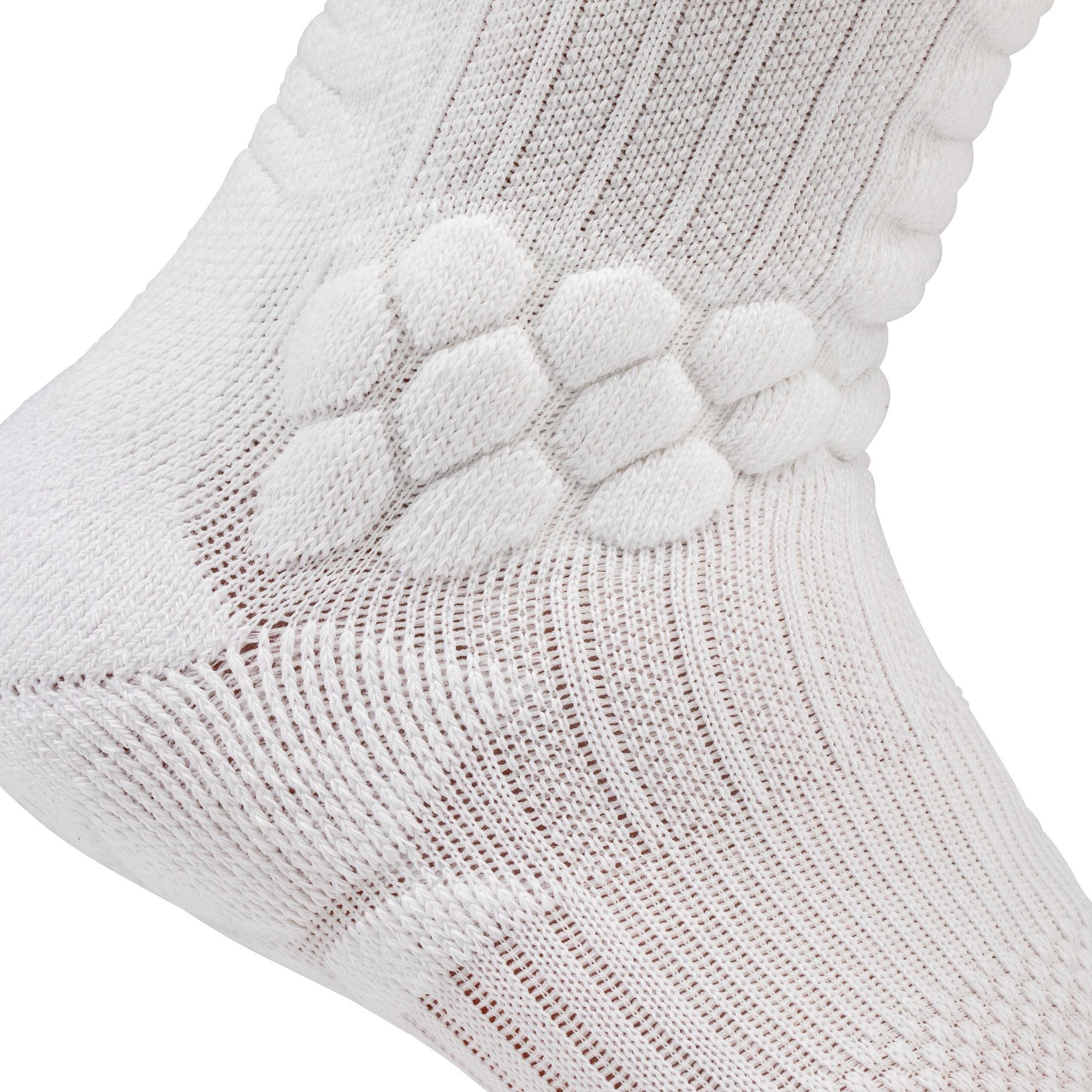 SOCKS 500 Semi-mounted skateboard socks White