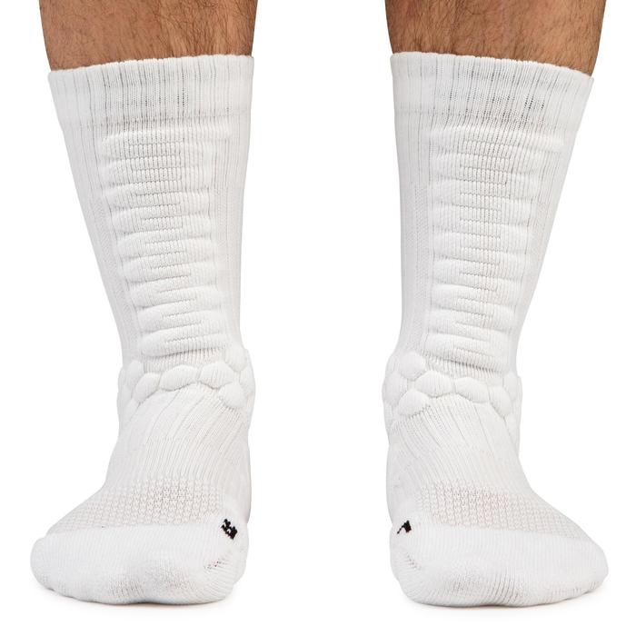 Chaussettes Semi Montantes De Skateboard Socks 500 Blanches Oxelo Decathlon