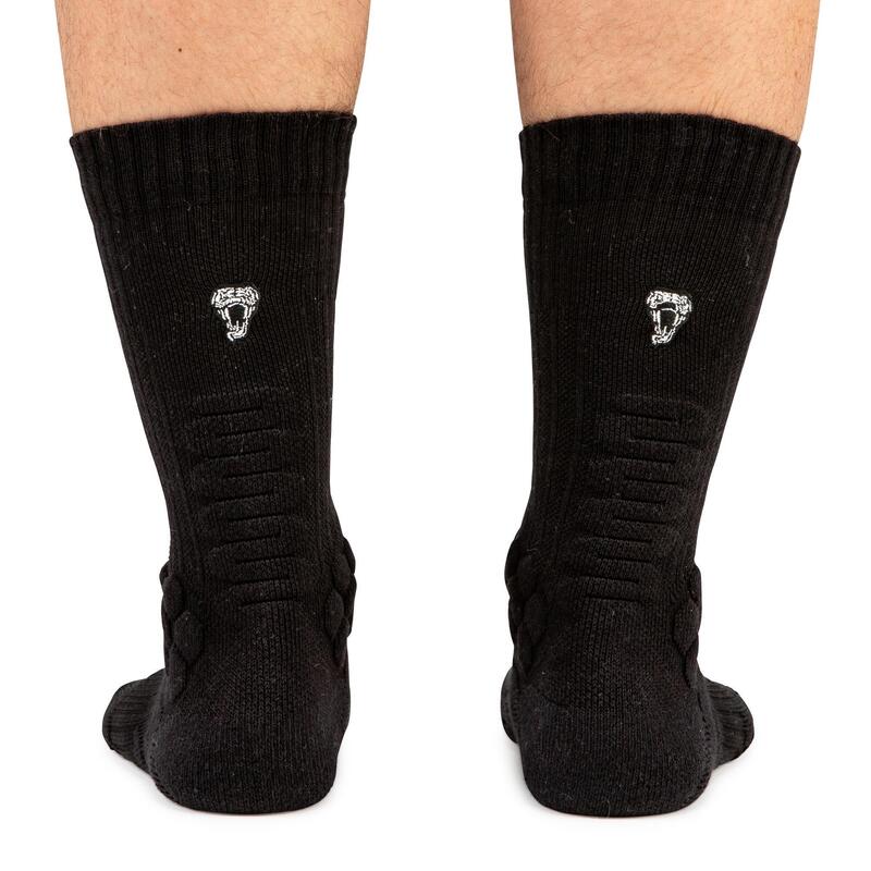 Skatesocken Socks 500 Mid schwarz