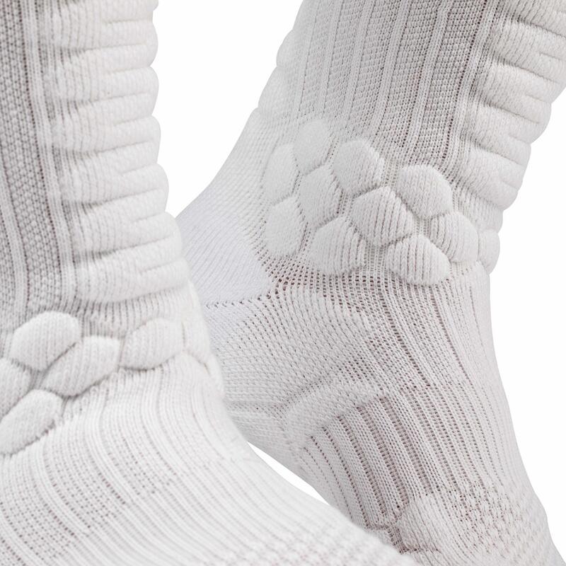 Calze semialte skateboard SOCKS 500 bianche