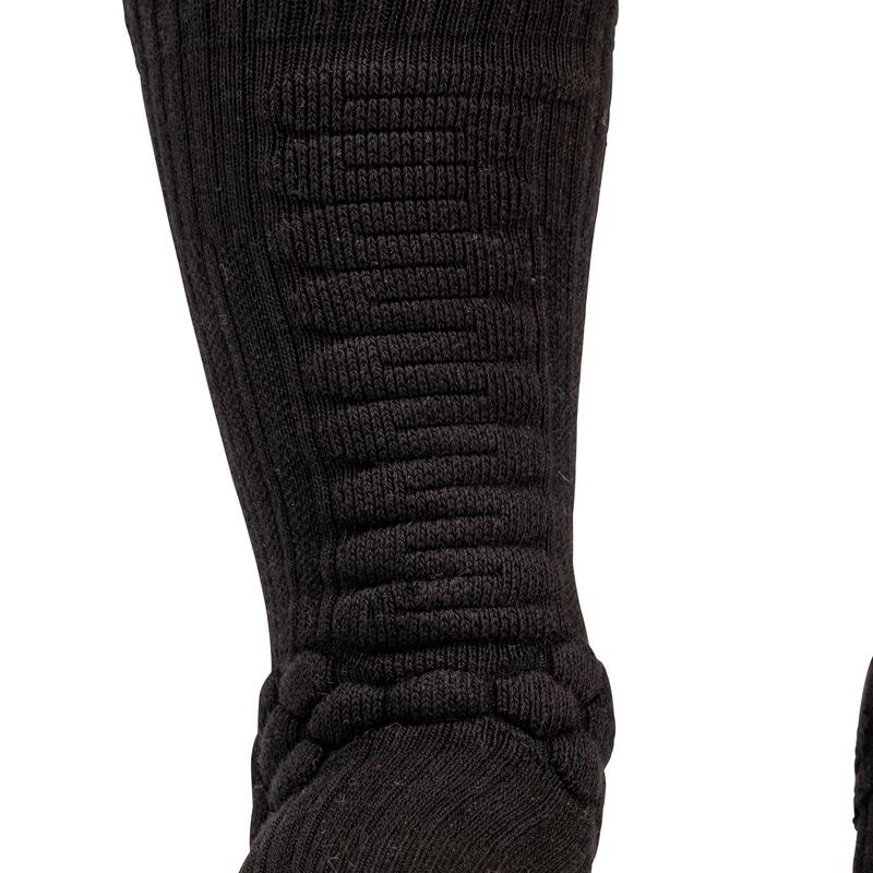 Skatesocken Socks 500 Mid schwarz