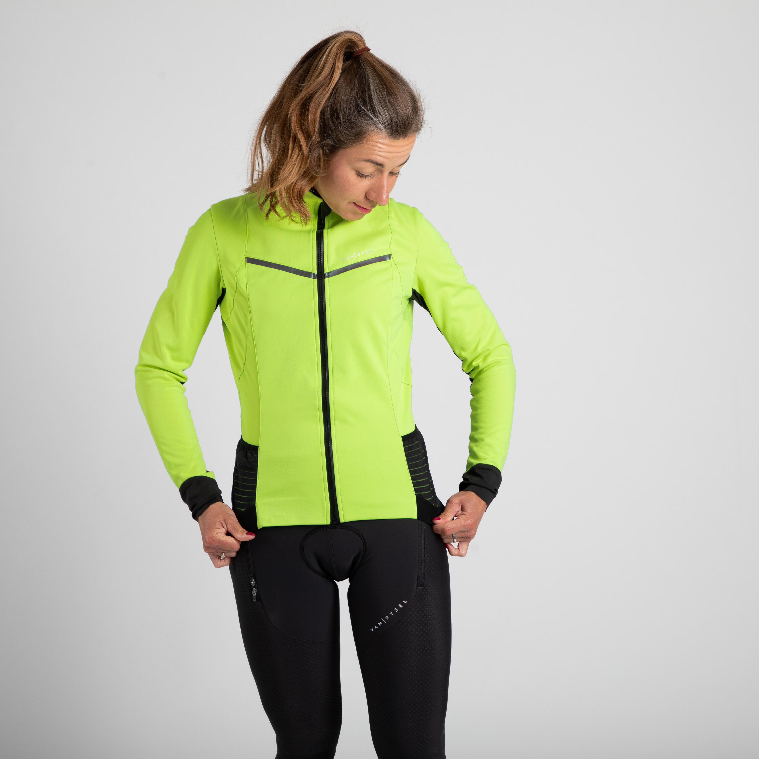 Women's Sportive Cold Weather Jacket - Yellow 3/7