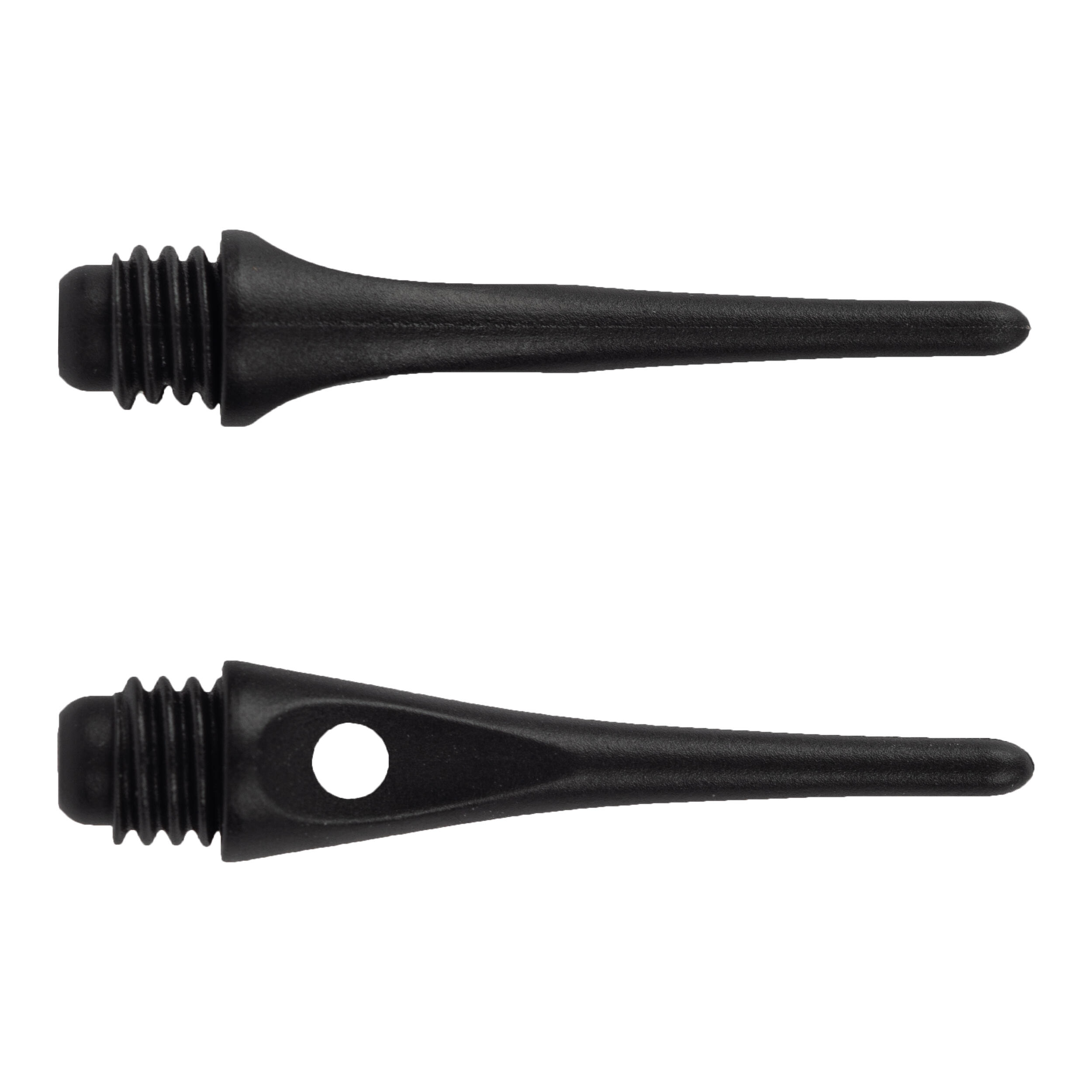 50 Plastic Soft Tip Dart Tips Black Decathlon