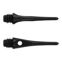 50 Plastic (Soft Tip) Dart Tips - Black