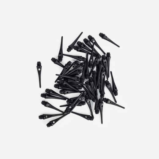 
      50 Plastic (Soft Tip) Dart Tips - Black
  