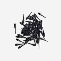 50 Plastic (Soft Tip) Dart Tips - Black