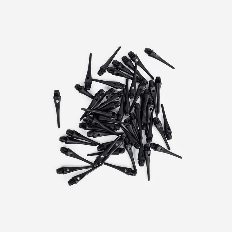 Kunststoffspitzen schwarz für elektronische Dartscheiben 50 Stück