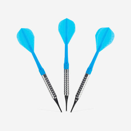 Dartpfeile S100 Softdart 3 Pfeile Kunststoffspitzen schwarz