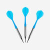 3 dartpijlen plastic punt S100 blauw