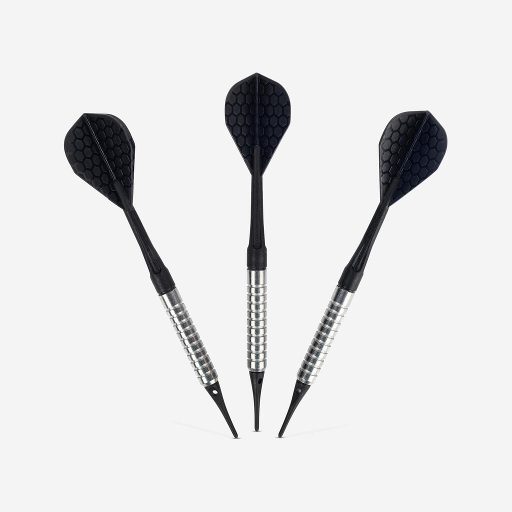 Soft Tip Darts 3 Pack Black - S100