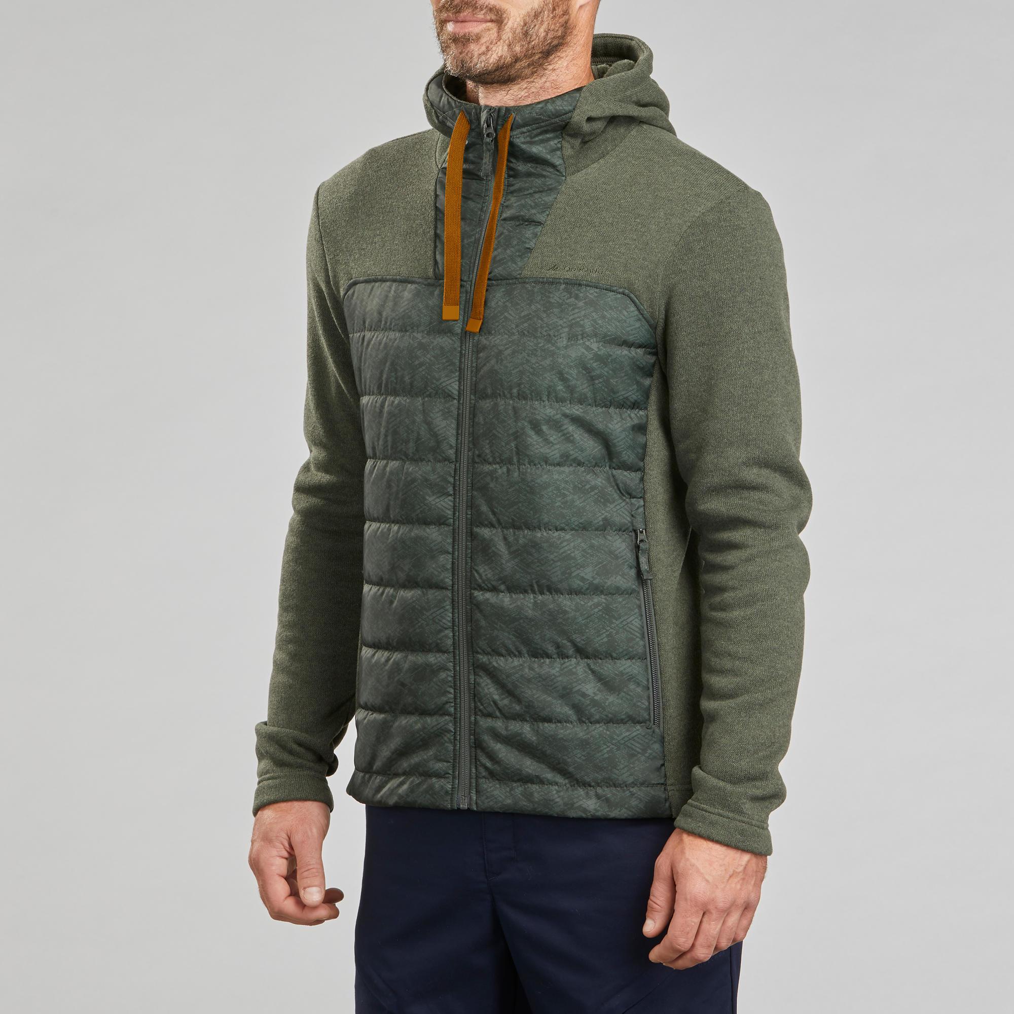 Felpa montagna uomo NH100 Hybrid QUECHUA | DECATHLON
