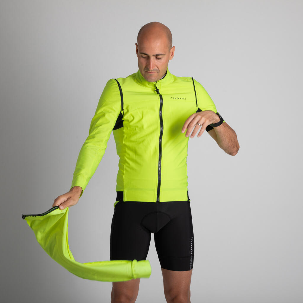 Van Rysel, High Visibility Convertible Cycling Jacket