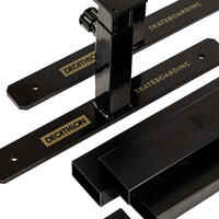 Adjustable and Connectable Skateboarding Slide/Grind Bar - Black