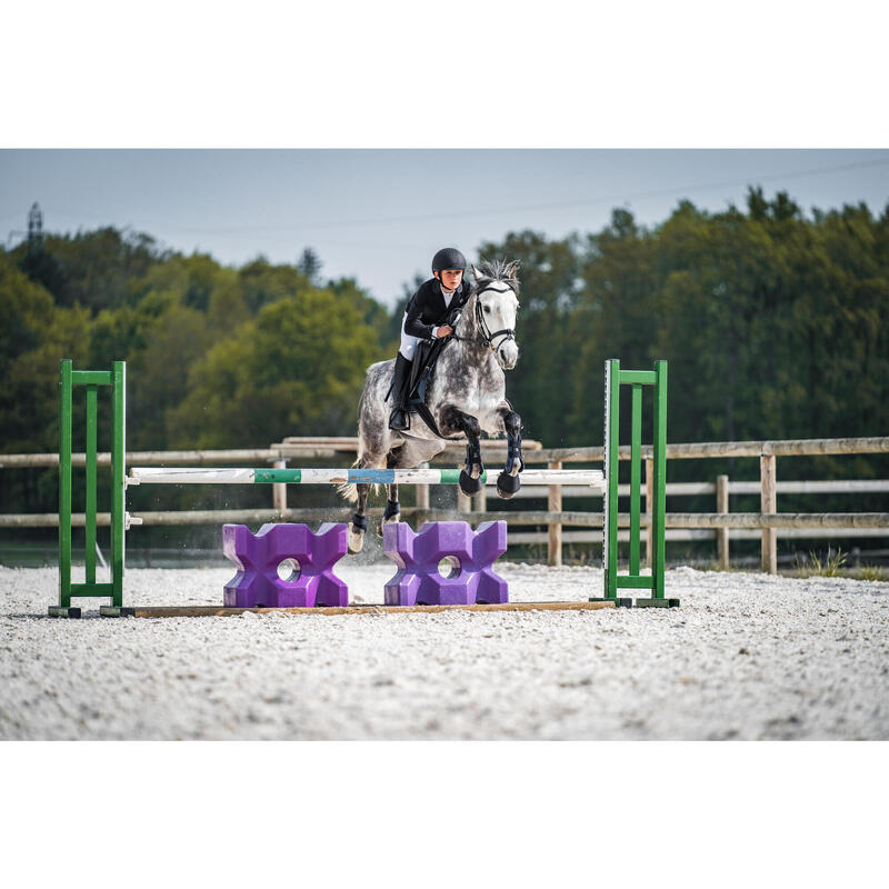 Veste de concours équitation enfant COMP 100 noir