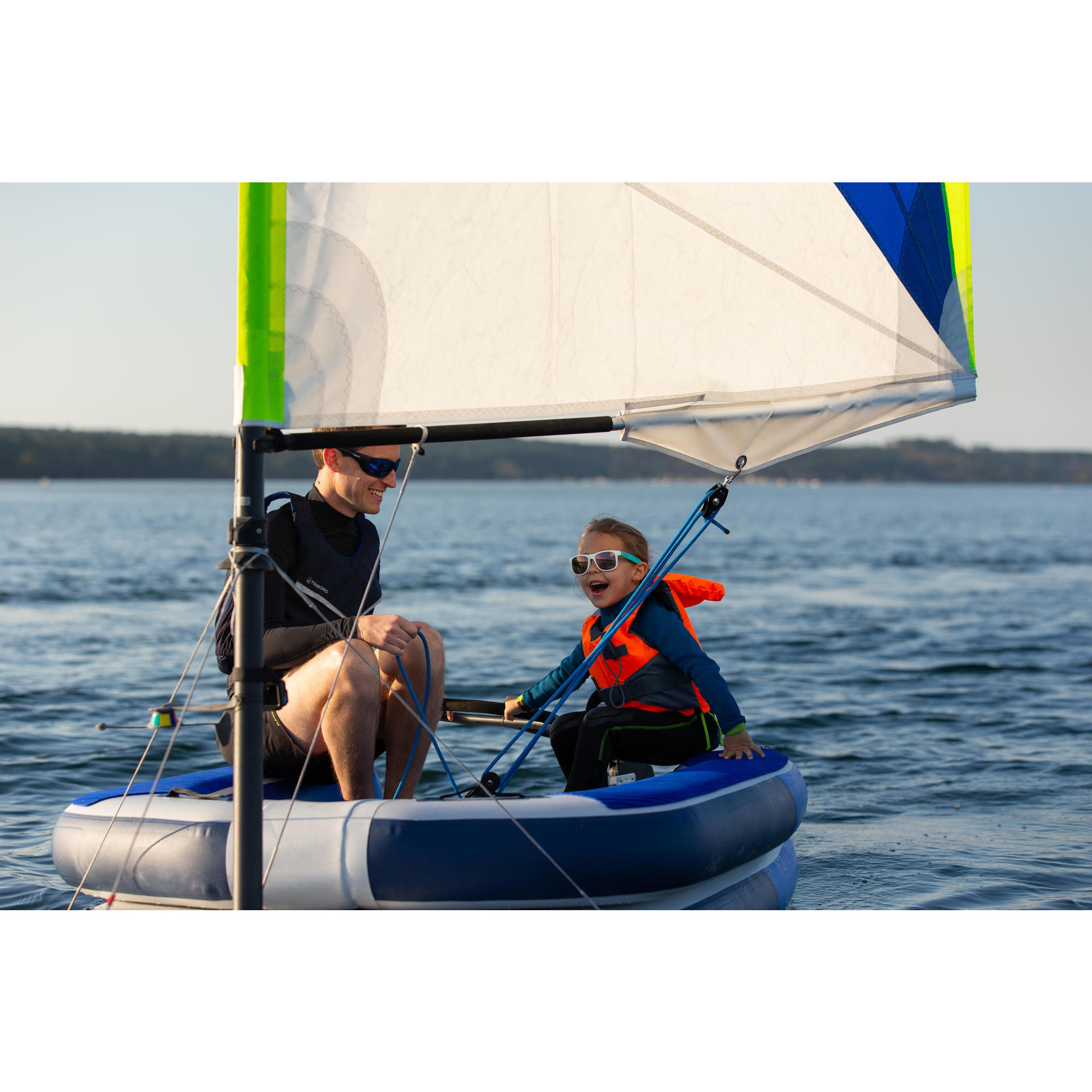 decathlon belly boat tasche