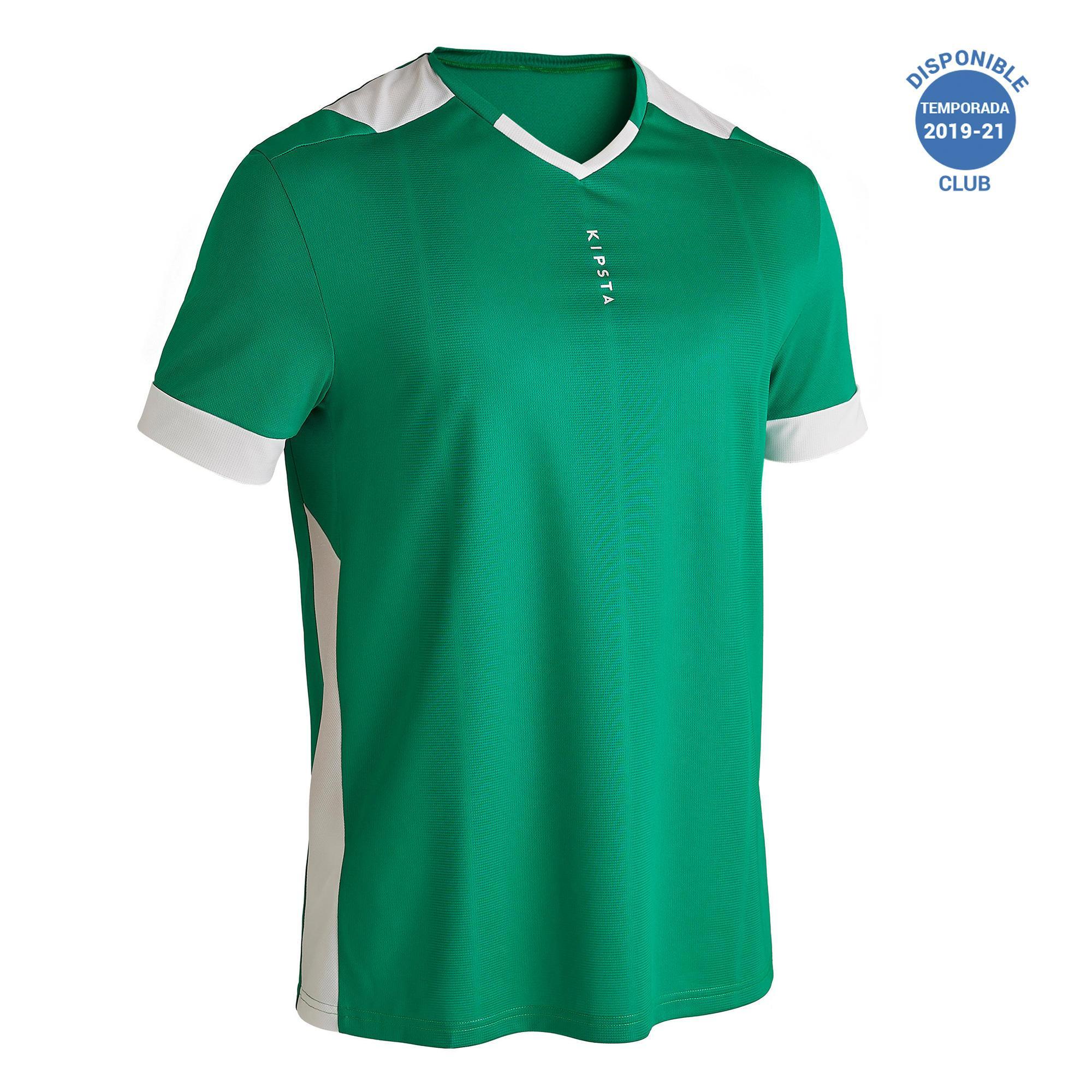 Maillot de football adulte F500 vert | Kipsta by Decathlon