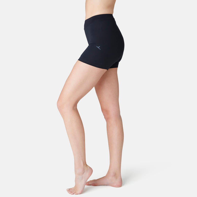 500 Fit+ Women's Slim-Fit Gym Shorts - Black 500 Fit+ Women's Slim-Fit Gym Shorts - Black