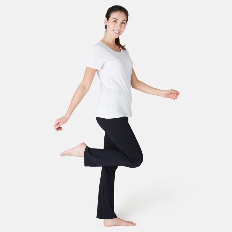500 Fit+ Women's Regular-Fit Pilates & Gentle Gym Leggings - Black 500 Fit+ Women's Regular-Fit Pilates & Gentle Gym Leggings - Black