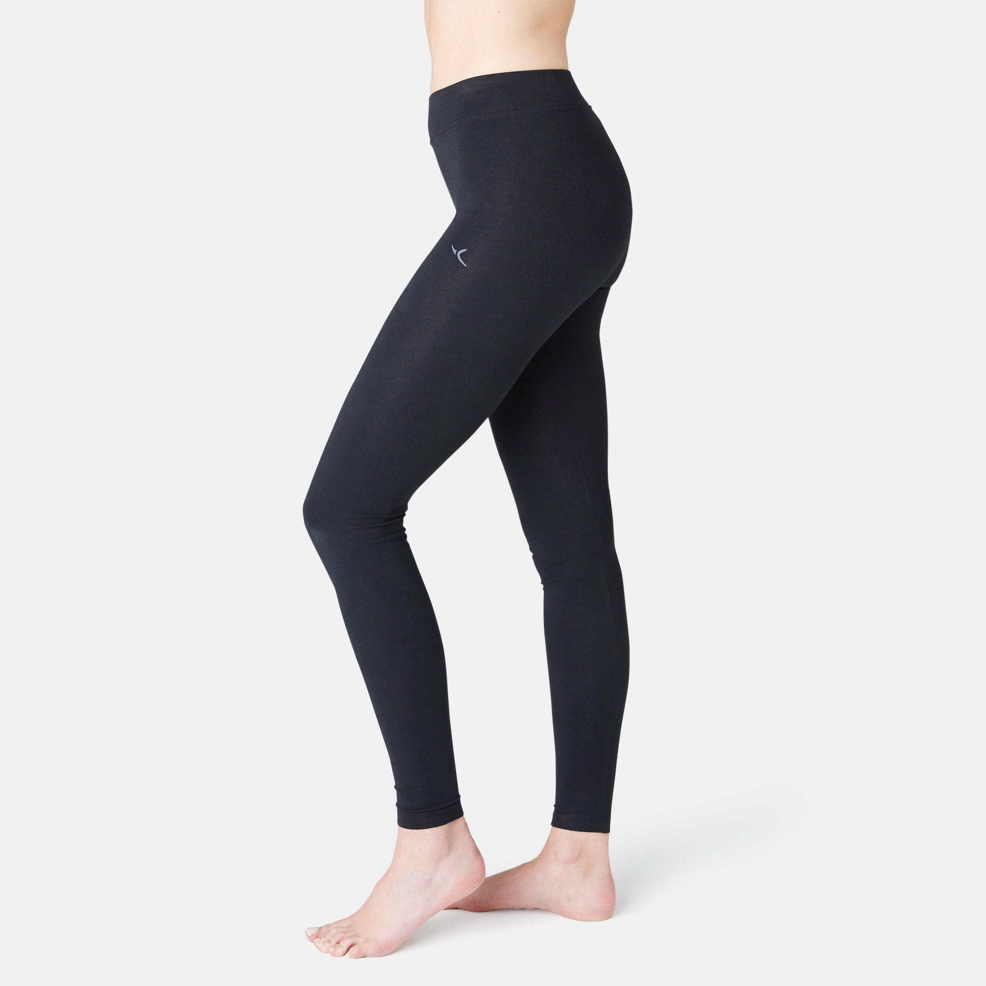 Mallas Fit+ 500 slim Pilates y Gimnasia suave mujer negro - Decathlon