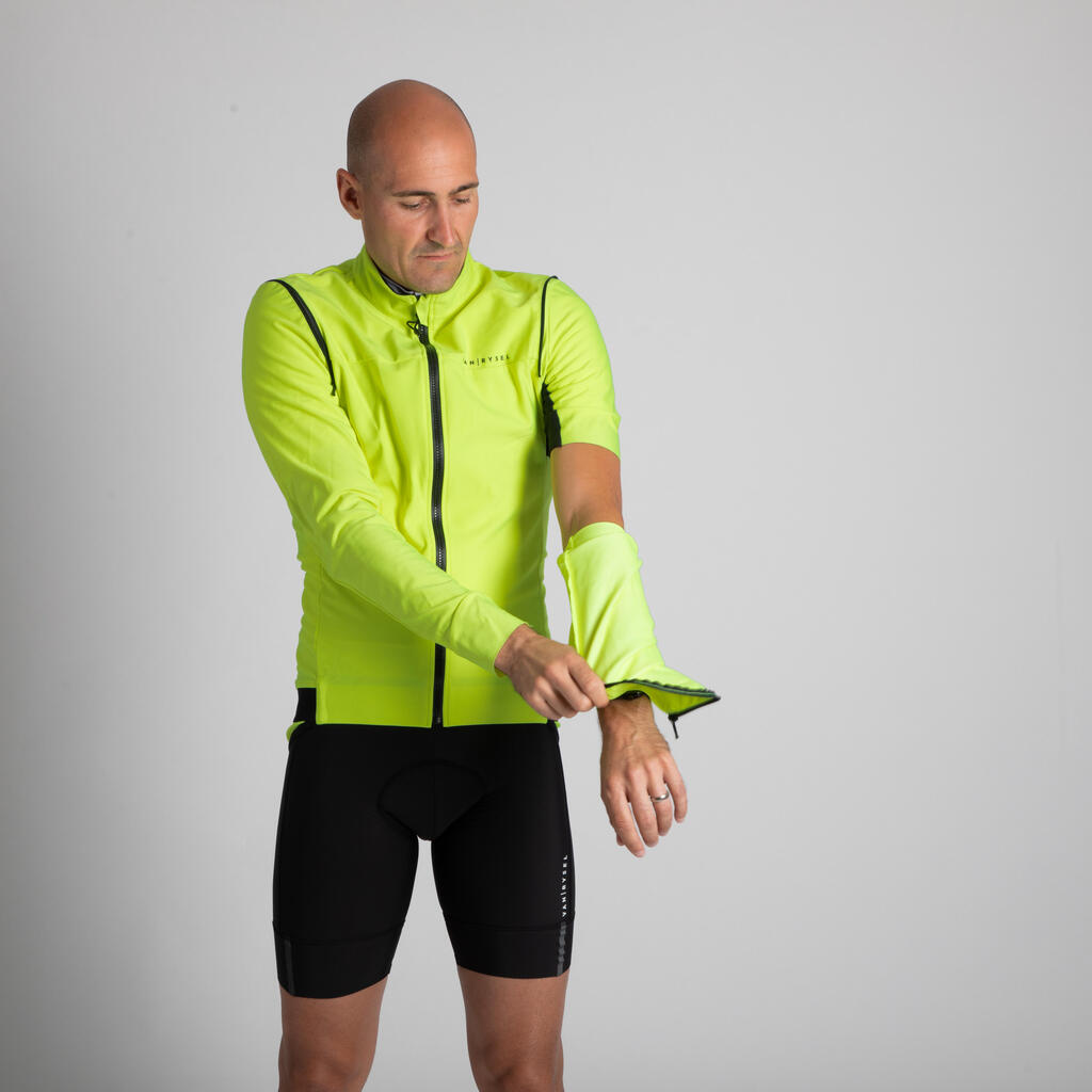 Van Rysel, High Visibility Convertible Cycling Jacket