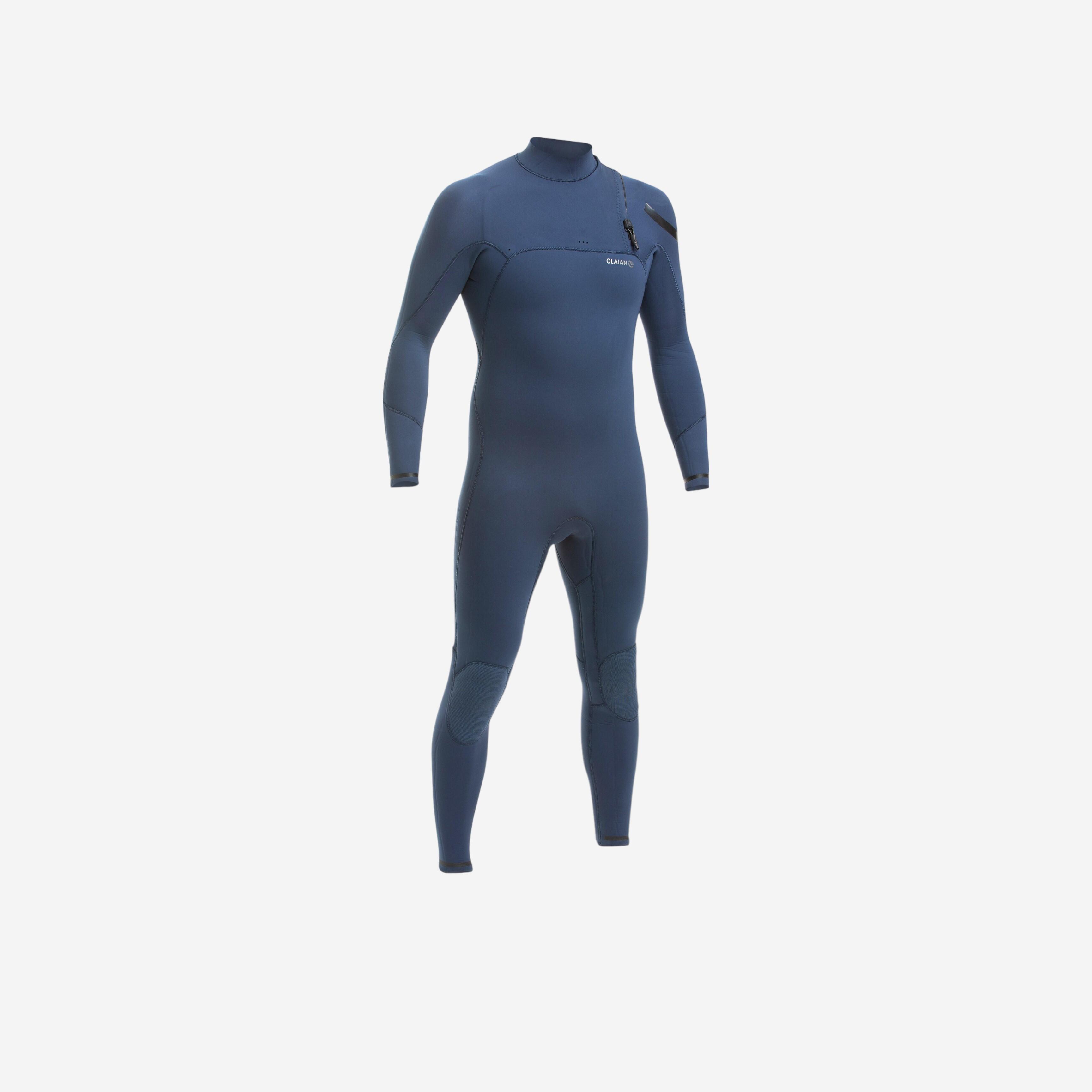 Surfwetsuit voor heren 900 neopreen 3/2 mm zonder rits blauw