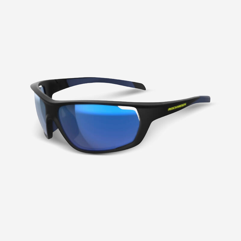 Fietsbril PERF 100 PACK verwisselbare glazen categorie 0+3 blauw