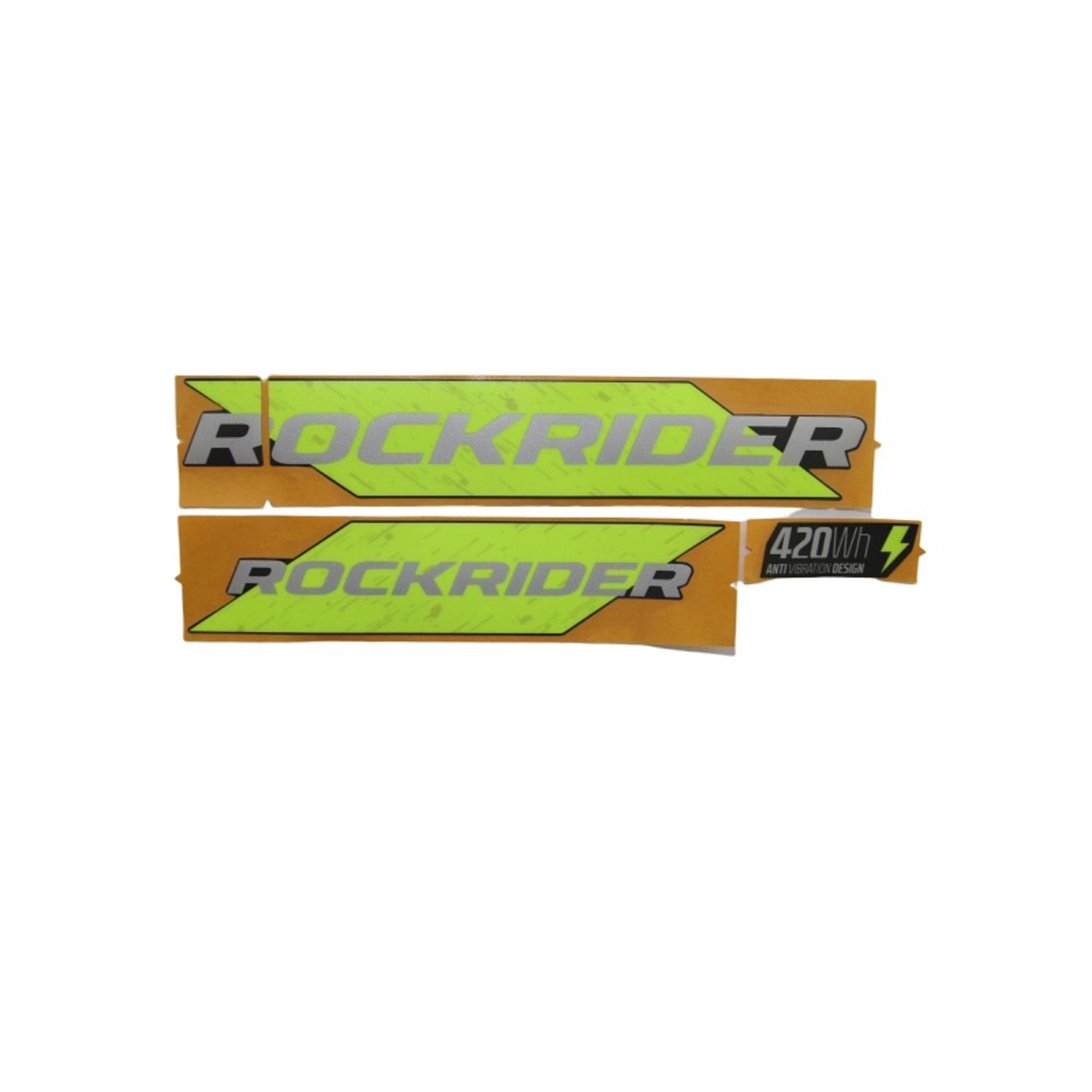 Rockrider - Stickers De Batterie E-st 500 Jaune - Autocollant - Sav Cycle - Incolore - Taille Unique - Decathlon