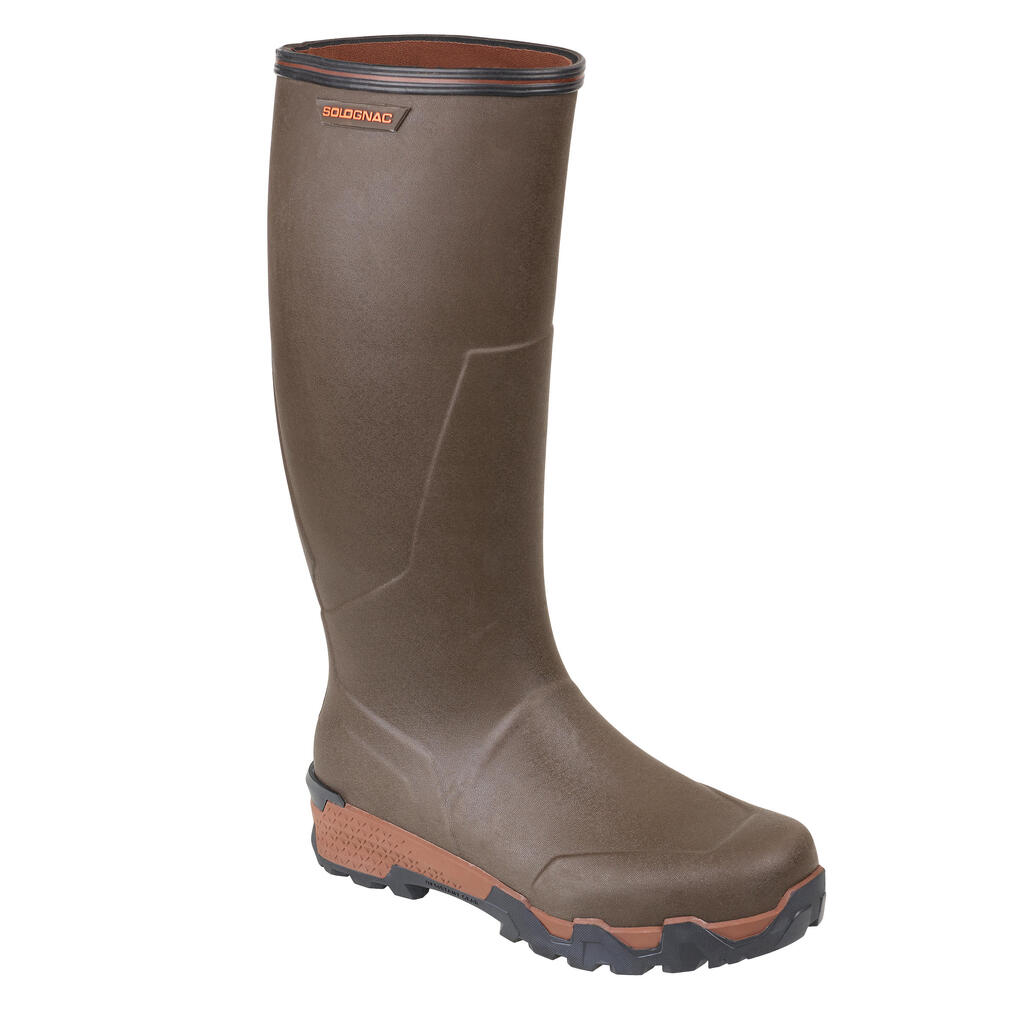 900 warm tall wellies - brown