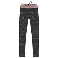 Women's Yoga Cotton Leggings - Grey/Pink