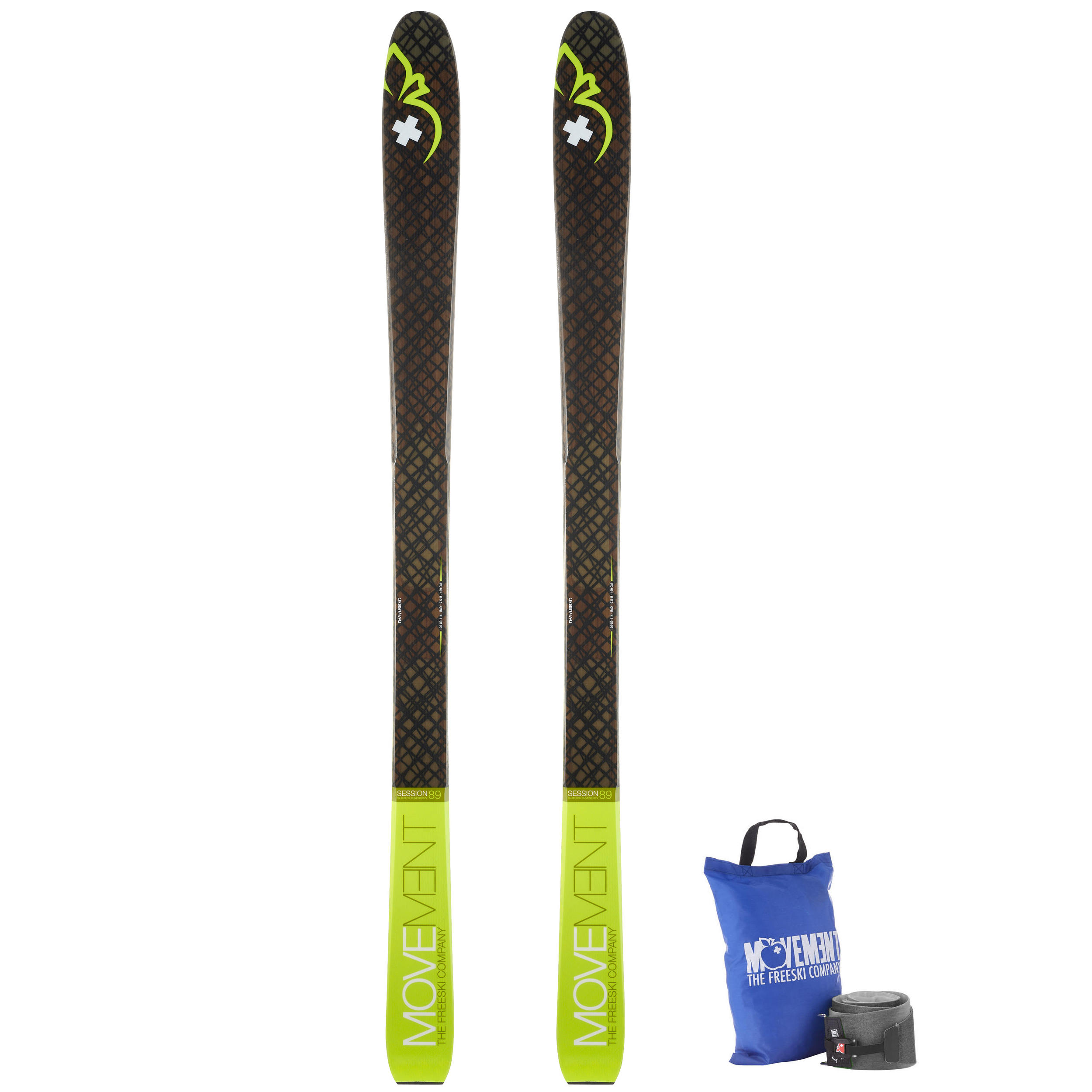 MOVEMENT SKI TOURING SKI PACK SESSION 89 MOVEMENT + SKINS