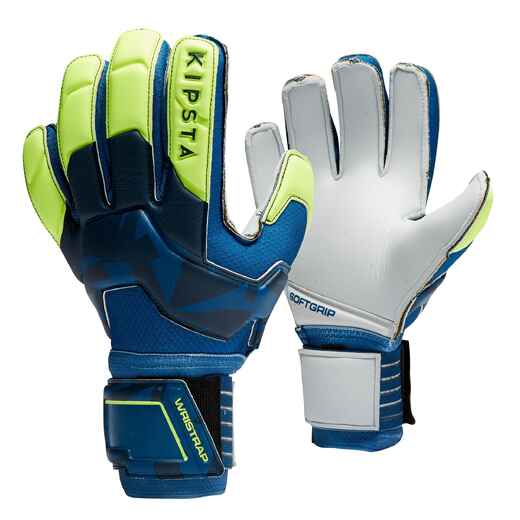 
      Brankárske rukavice F500 pre dospelých modro-žlté
  