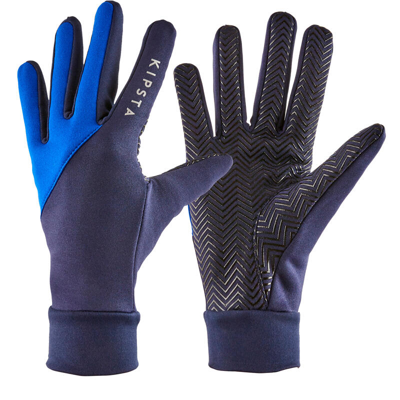Handschoenen voor voetbal kinderen Keepdry 500 blauw