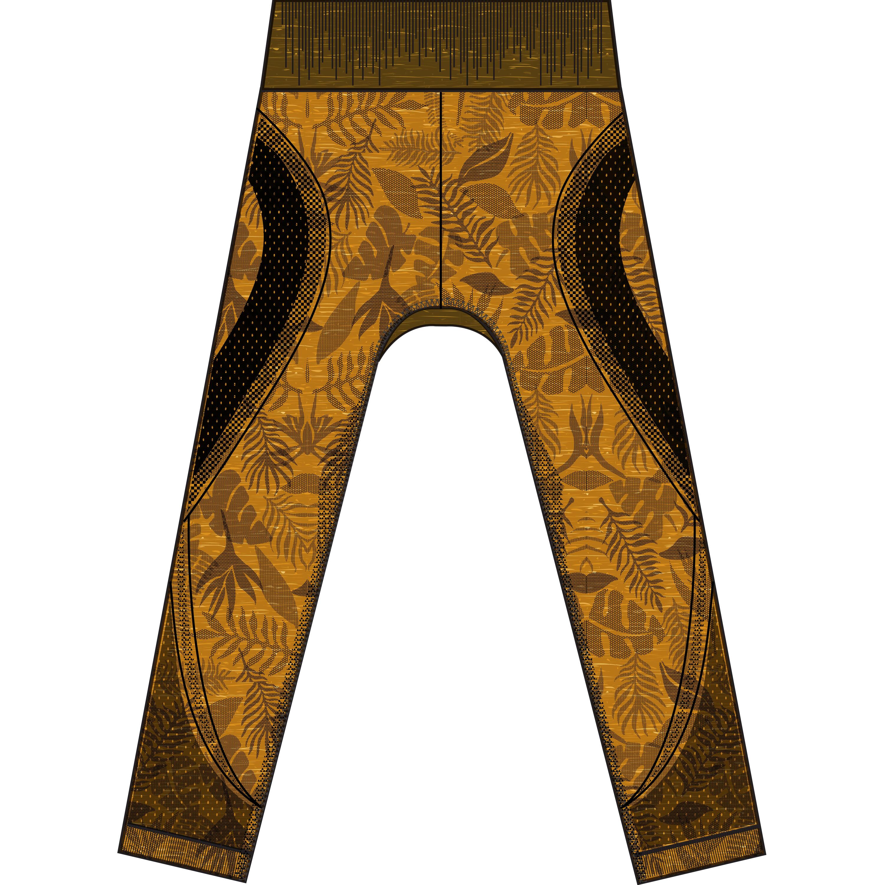Seamless 7/8 Yoga Leggings - Yellow 2/2