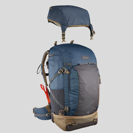 Чоловічий туристичний рюкзак Travel 500, 70 л, з блокуванням – Сірий