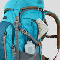 Women's Travel Trekking 50 L Backpack- Travel 500 - Blue