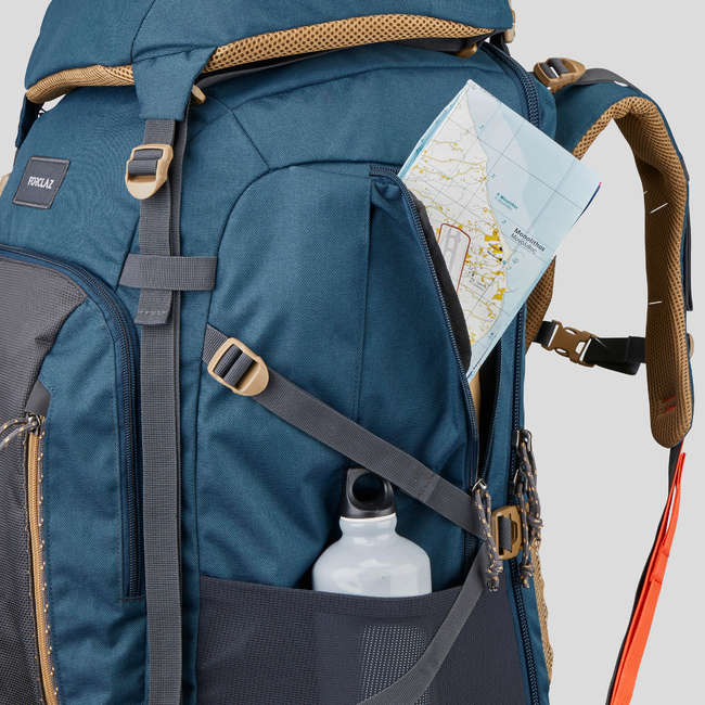 FORCLAZ Travel 500 70L Men's Rucksack Blue Decathlon