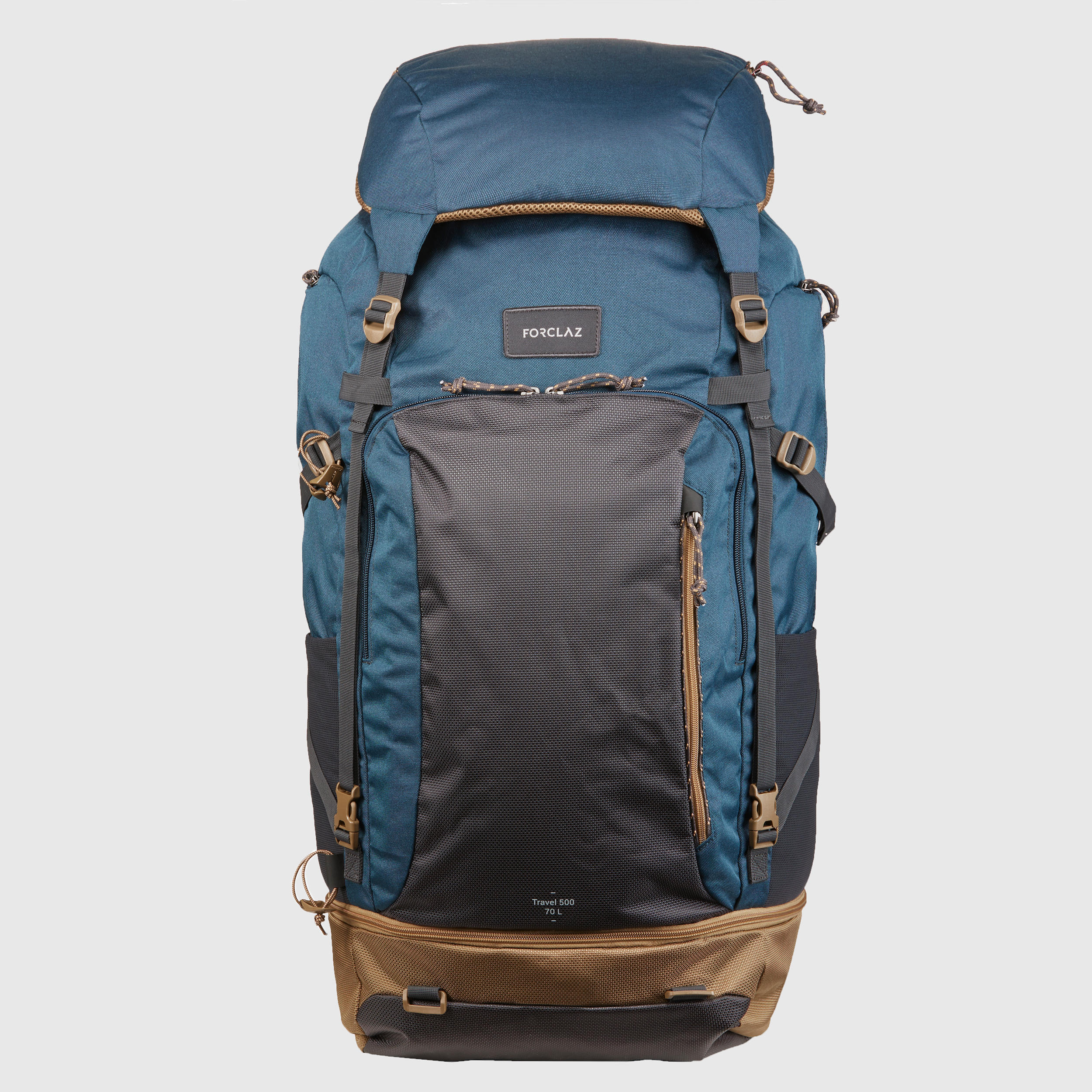 Oztrail Intrepid 70L Hike Travel Backpack - Blue - Backpacking