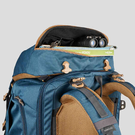 Backpacking Rucksack Travel 500 70 Liter Herren blau 