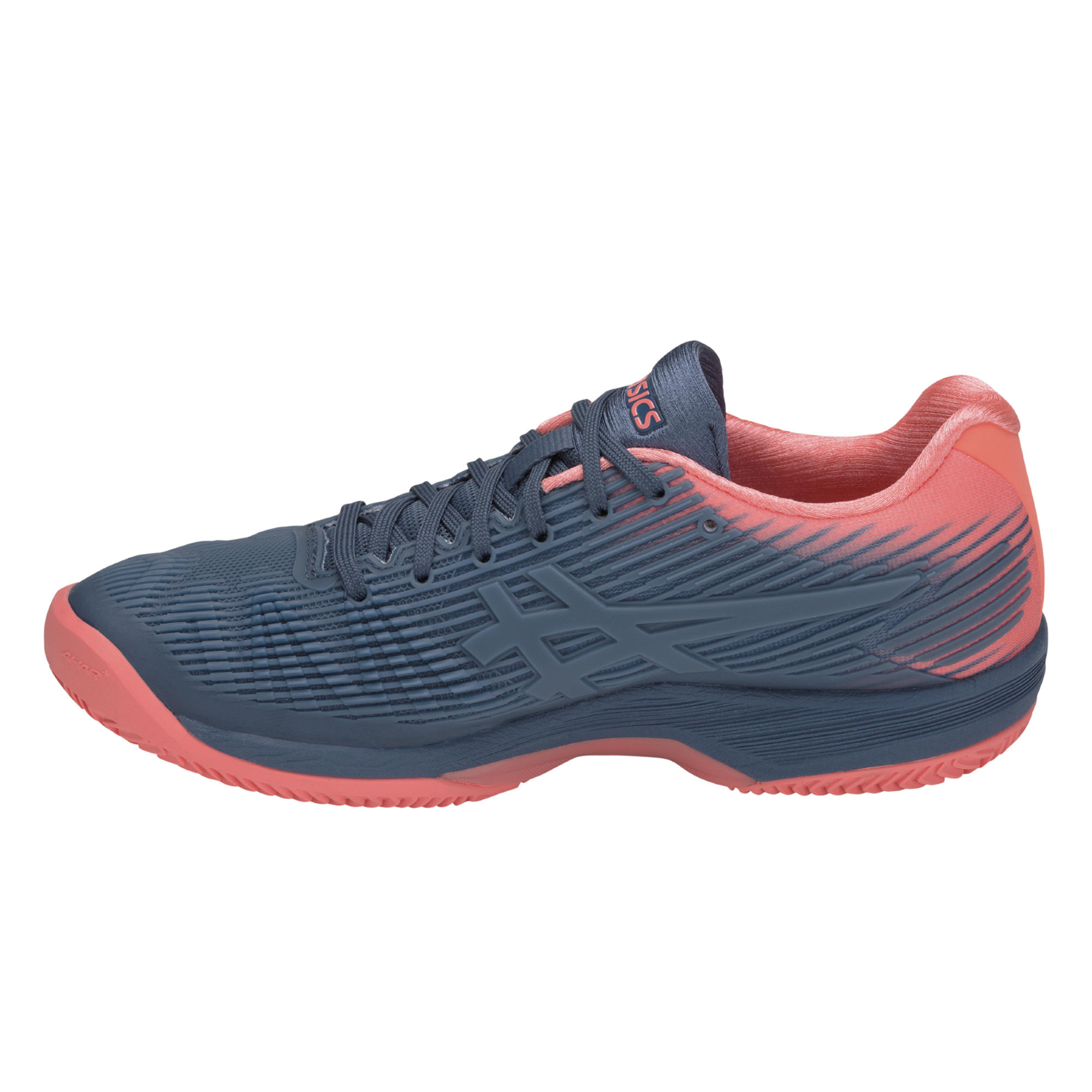 Tennisschuhe Solution Speed Clay Sandplatz Damen blau/rosa ASICS Tennisschuhe Solution Speed Clay Sandplatz Damen blau/rosa ASICS