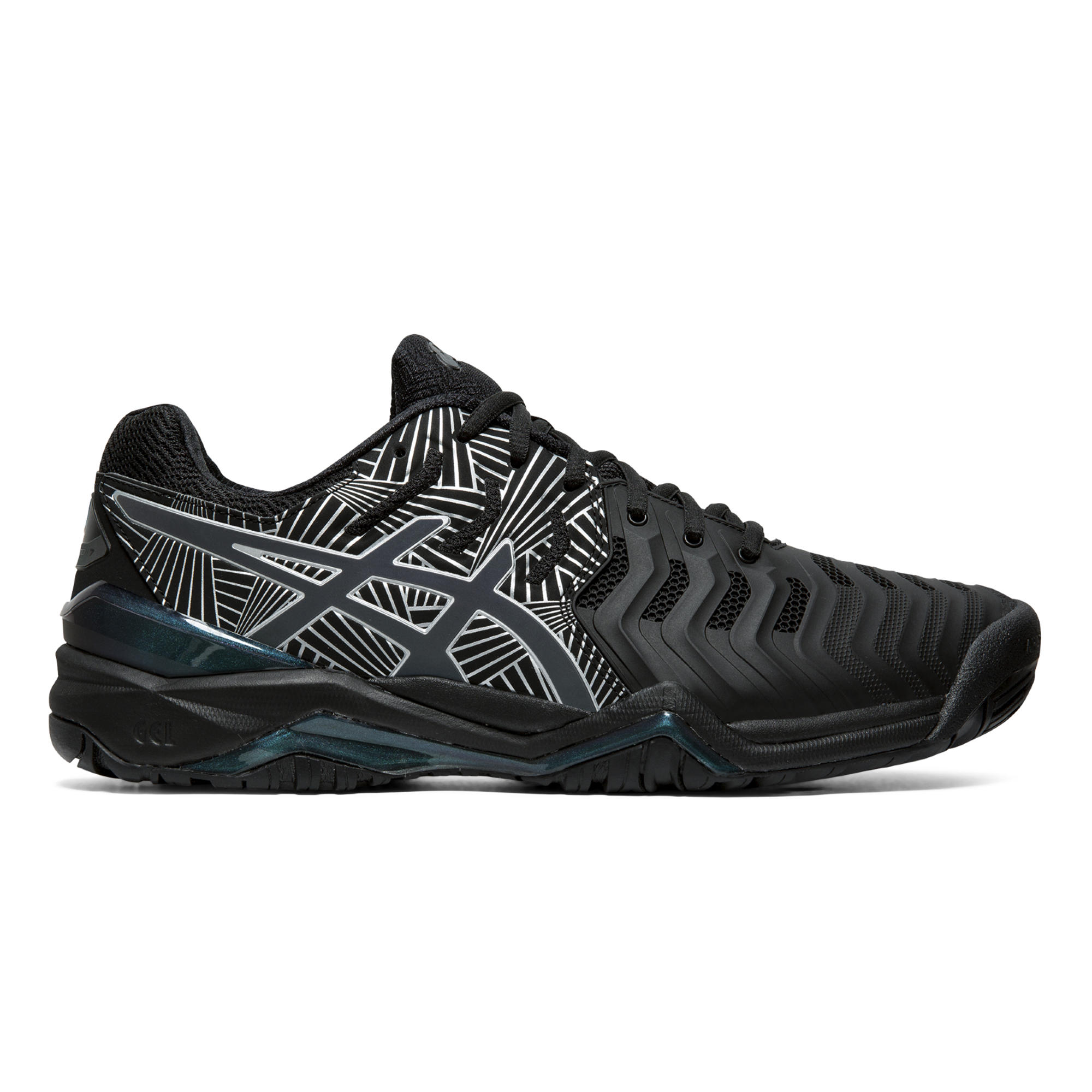 CHAUSSURES DE TENNIS HOMME GEL-RESOLUTION 7 L-E NOIR MULTI COURT ASICS |  Decathlon