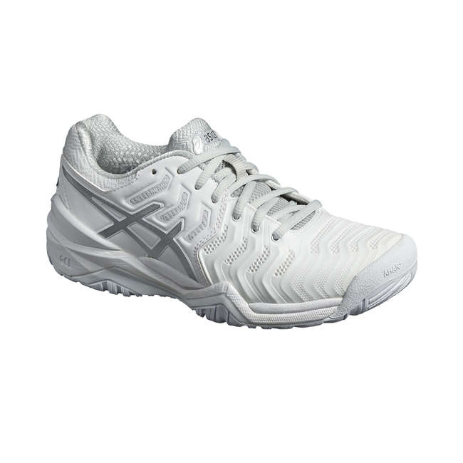 ASICS Gel Resolution Women's Tennis Shoes White Decathlon