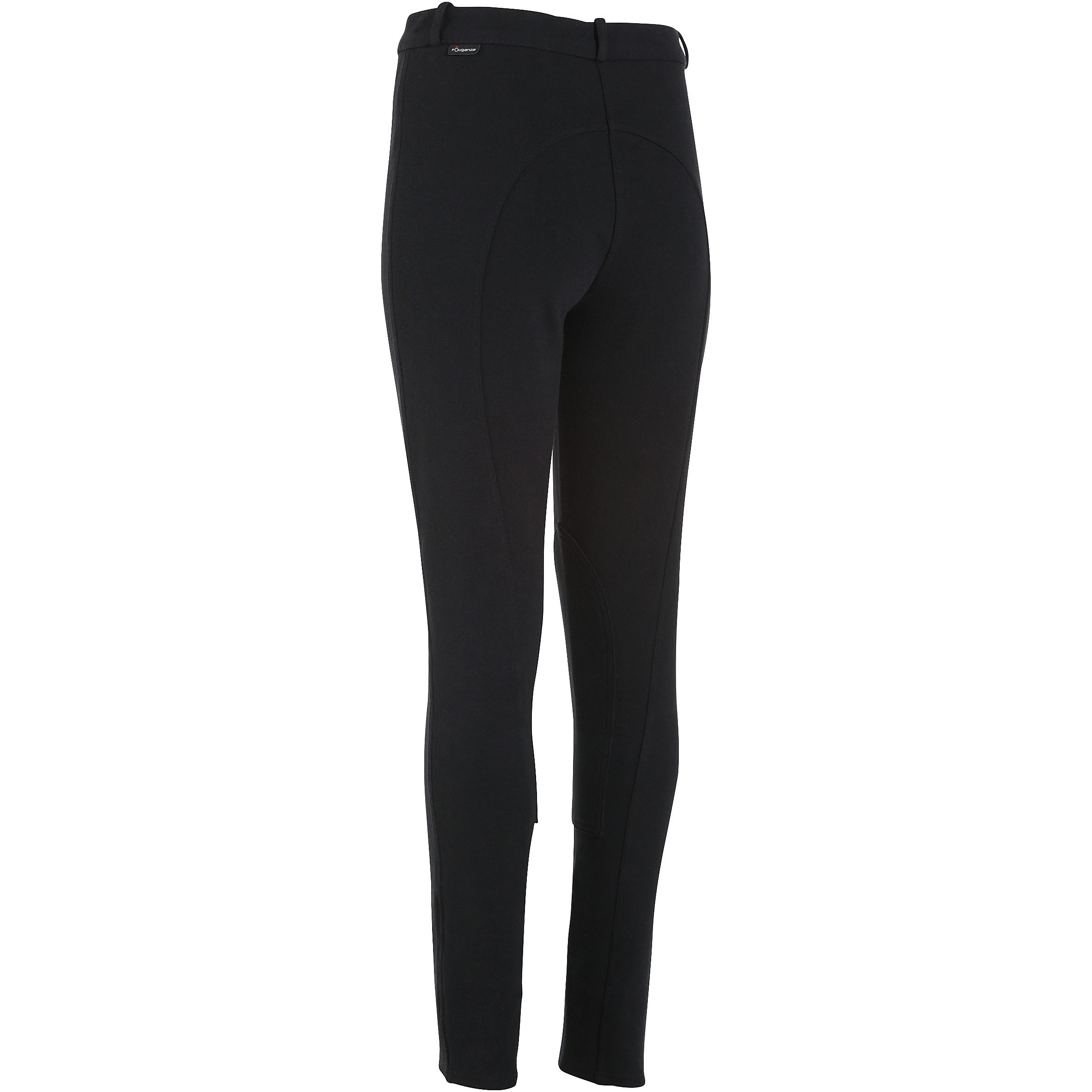 BR100 Women's Horse Riding Jodhpurs - Black 2/15