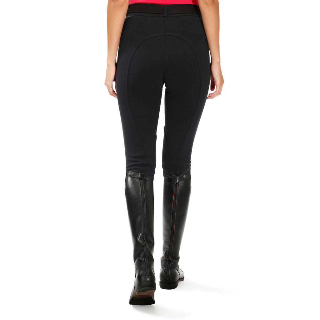Reithose BR100 Damen schwarz