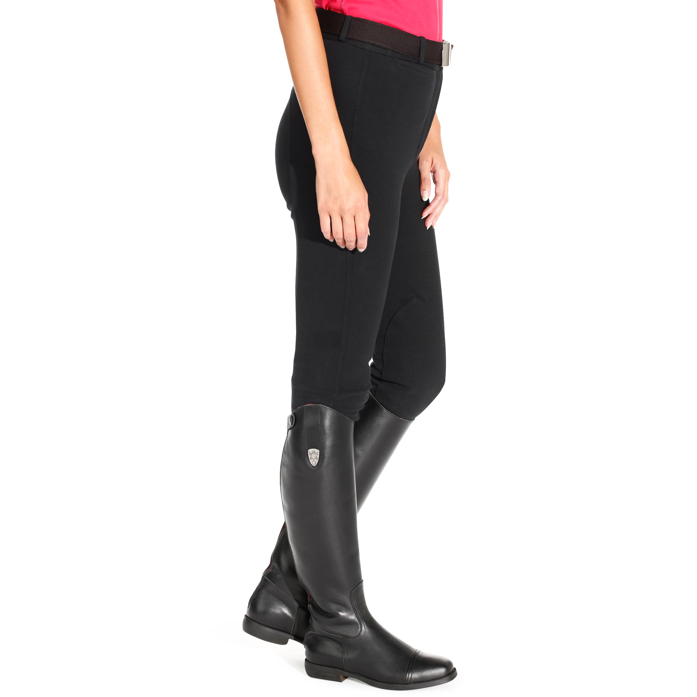 BR100 Women's Horse Riding Jodhpurs - Black 4/15