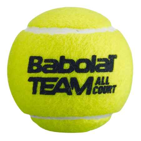 Tennis Balls Team All Court 4-Pack - Yellow